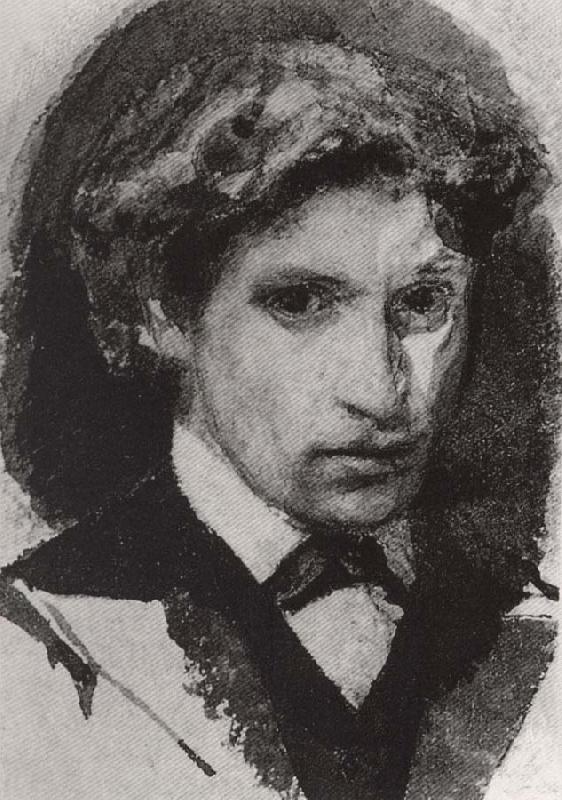 Mikhail Vrubel Self-Portrait France oil painting art